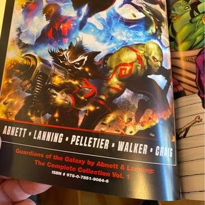 Marvel Guardians of the Galaxy Comic with Red and Green Cover